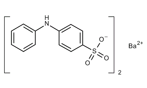 Diphenylamine-4-sulfonic acid barium salt, molecular structure