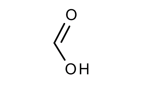 Formic acid 98-100%, molecular structure