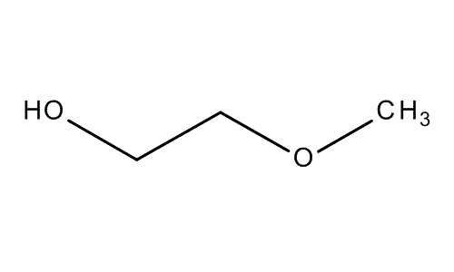 Ethylene glycol monomethyl ether, molecular structure