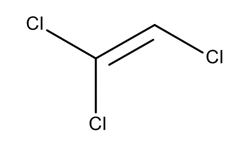 Trichloroethylene, molecular structure