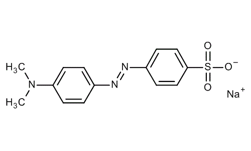 Methyl orange (C.I. 13025), molecular structure