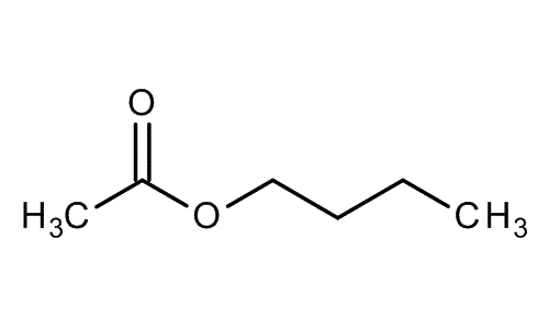 MERCK 101974 n-Butyl acetate EMPLURA®. CAS 123-86-4, EC Number 204-658-1, chemical formula CH₃COO(CH₂)₃CH₃. N-Butil asetat 2,5 Lt