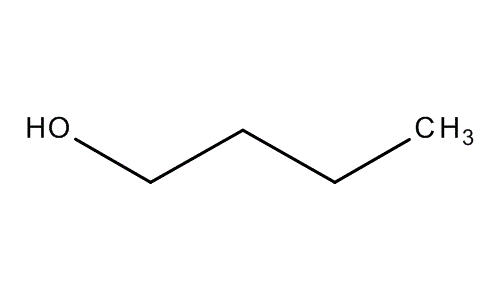 lewis structure for 1 butanol