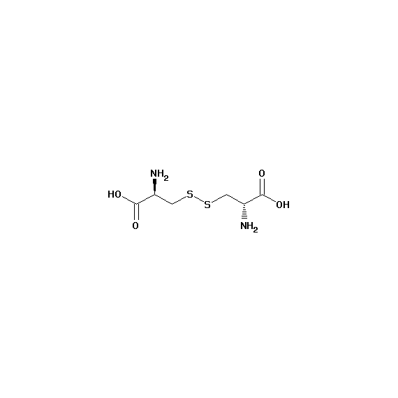 L-Cystine, molecular structure