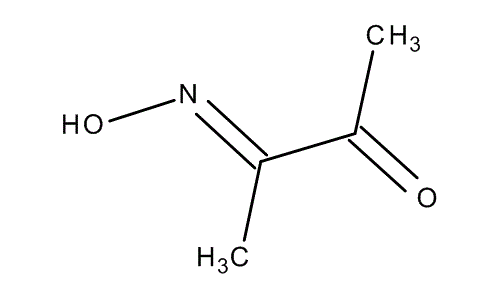 Diacetyl monoxime, molecular structure