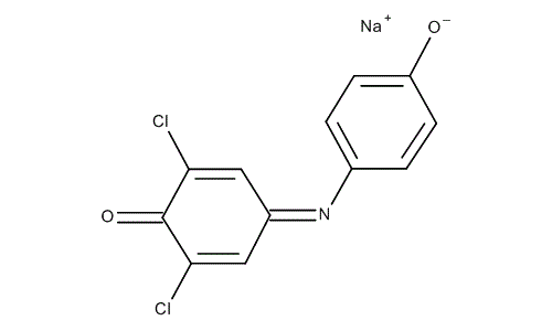 2,6-Dichlorophenol-indophenol sodium salt dihydrate, molecular structure