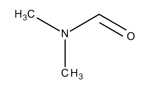 N,N-Dimethylformamide, molecular structure