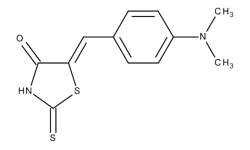 Merck 103059 5-(4-Dimethylaminobenzylidene)-rhodanine GR for analysis (reagent for silver) 5 gr
