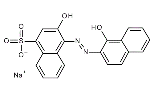 Eriochrome blue-black B (C.I. 14640), molecular structure