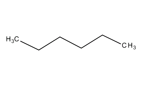 N Hexane Structural Formula