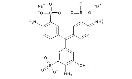 Fuchsin acid (C.I. 42685), molecular structure