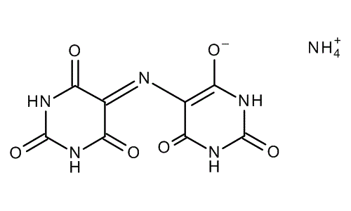 Murexide, molecular structure