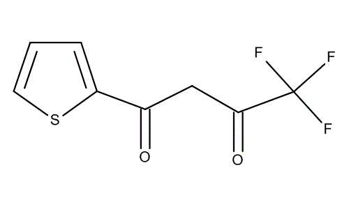 (Thénoyl-2)-1-trifluoro-3,3,3-acétone, molecular structure