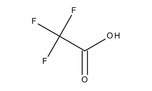 Trifluoroacetic acid, molecular structure