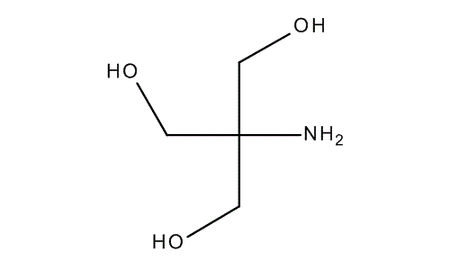 Tris(hydroxymethyl)aminomethane, molecular structure