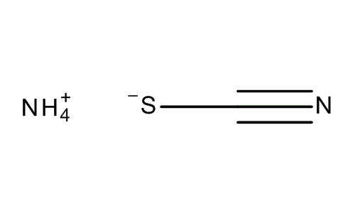 Ammonium thiocyanate solution, molecular structure