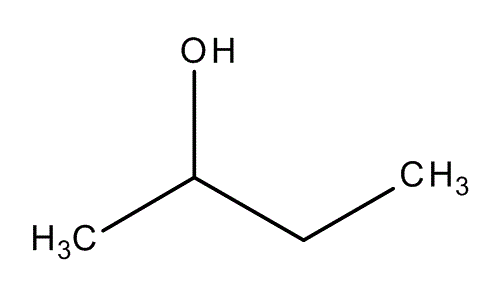 2-Butanol, molecular structure