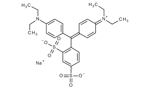 Disulfine blue VN 150 (C.I.42045), molecular structure