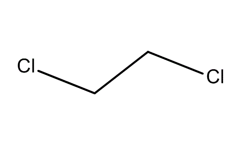 1,2-Dichloroethane, molecular structure