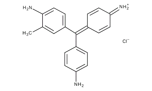 Fuchsin (C.I. 42510), molecular structure