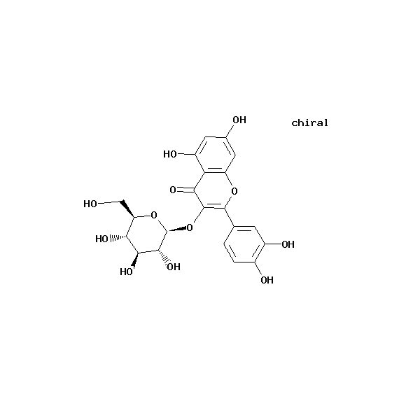 RonaCare® Isoquercetin, molecular structure
