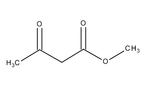 Methyl acetoacetate, molecular structure