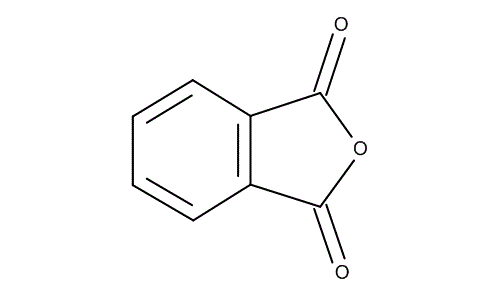 Phthalic anhydride, molecular structure