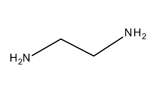 Ethylenediamine, molecular structure