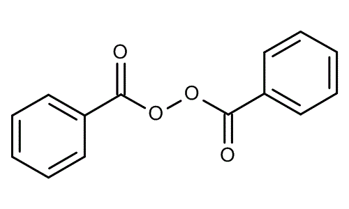 Benzoyl peroxide, molecular structure