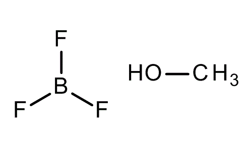 Boron trifluoride-methanol complex, molecular structure