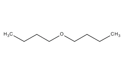 Dibutyl ether, molecular structure