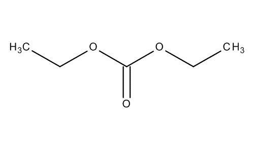 Diethyl carbonate, molecular structure