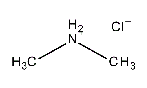 Dimethylammonium chloride, molecular structure