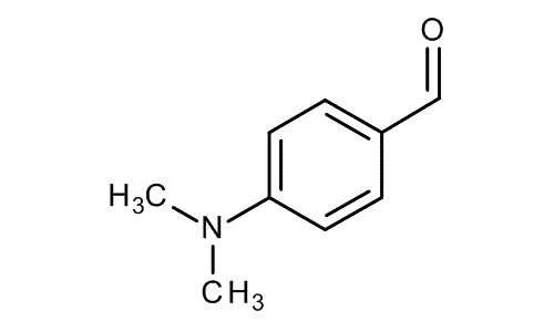 4-(Dimethylamino)benzaldehyde, molecular structure