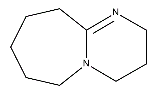 1,8-Diazabicyclo[5.4.0]undec-7-ene, molecular structure