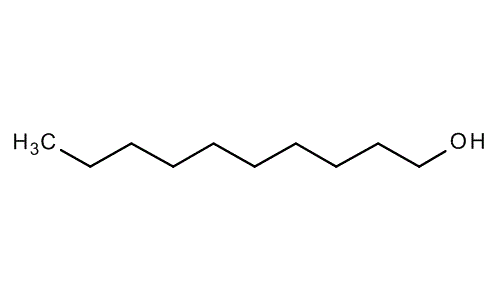 1-Decanol, molecular structure
