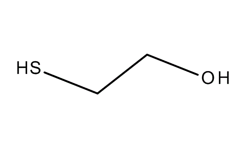 2-Mercaptoethanol, molecular structure