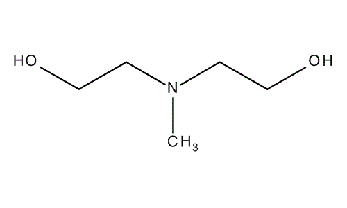 N-Methyl-2,2'-iminodiethanol, molecular structure