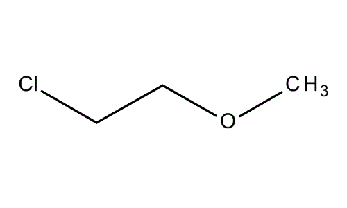 2-Methoxyethyl chloride, molecular structure