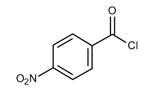 4-Nitrobenzoyl chloride, molecular structure