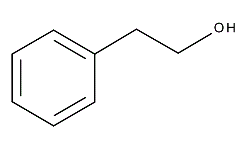 2-Phenylethanol, molecular structure