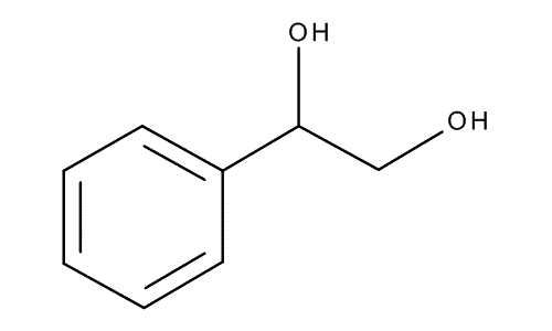 1-Phenyl-1,2-ethanediol, molecular structure