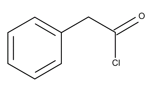 Phenylacetyl chloride, molecular structure