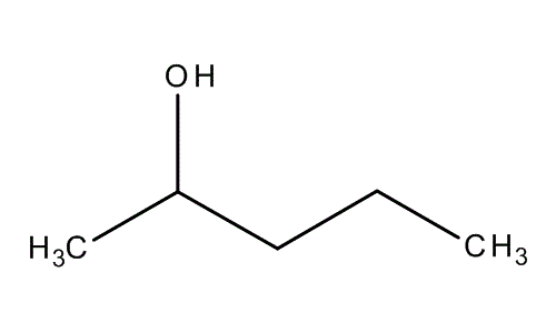 2-Pentanol, molecular structure