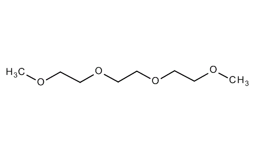 Triethylene glycol dimethyl ether, molecular structure