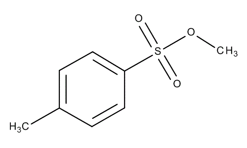 Methyl-4-toluenesulfonate, molecular structure