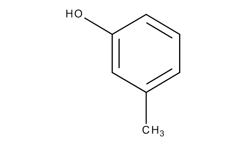 m-Cresol, molecular structure