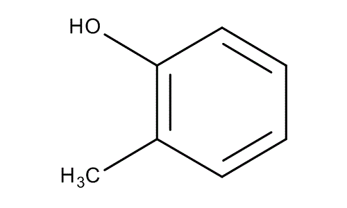 o-Cresol, molecular structure