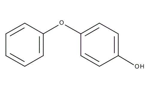 4-Phenoxyphenol, molecular structure