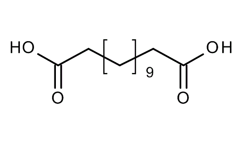 Tridecanedioic acid, molecular structure
